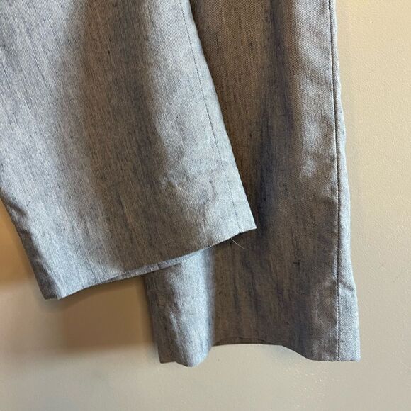 GAP Stretch Blue Linen Blend Ankle Straight Pant | SZ 10 - Picture 9 of 12